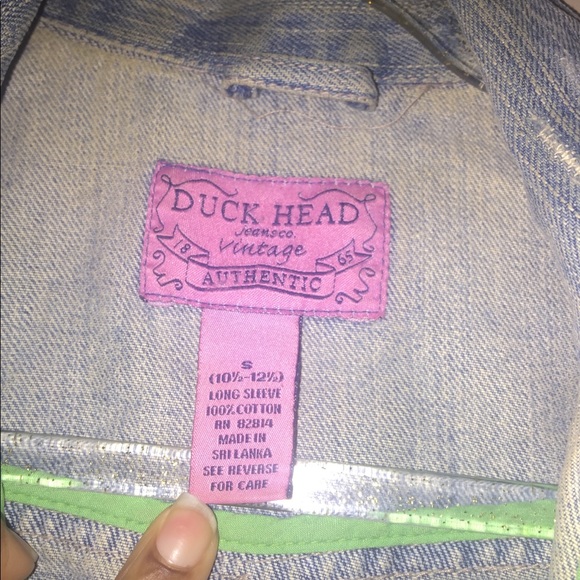 🍁🛍🦆 Duck Head Semi-distressed Jean Jacket - Picture 2 of 3